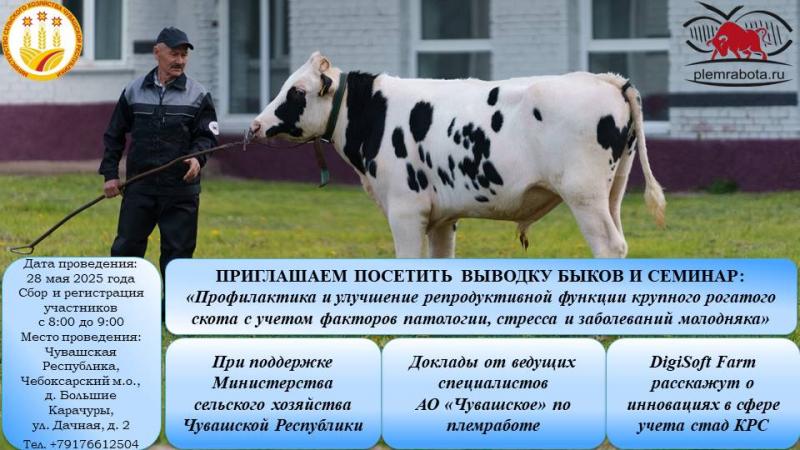 Приглашаем Вас на выводку-семинар 28 мая 2025 года!